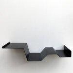 Tables de chevet murales design noires table de nuit suspendues modernes et originales pour chambre