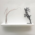 console murale d'entrée console suspendue moderne blanche mobilier design entrée