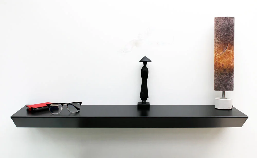 console d'entrée moderne et design console suspendue murale noire