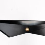 console d'entrée moderne et design console suspendue murale noire