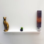 étagère moderne en métal étagère murale design blanche