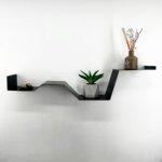 étagère salon étagère murale design en métal