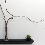 étagère murale design étagère noire en métal étagère originale salon