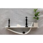 étagère moderne et design étagère murale blanche salon