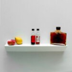 étagère murale moderne en métal étagère blanche design