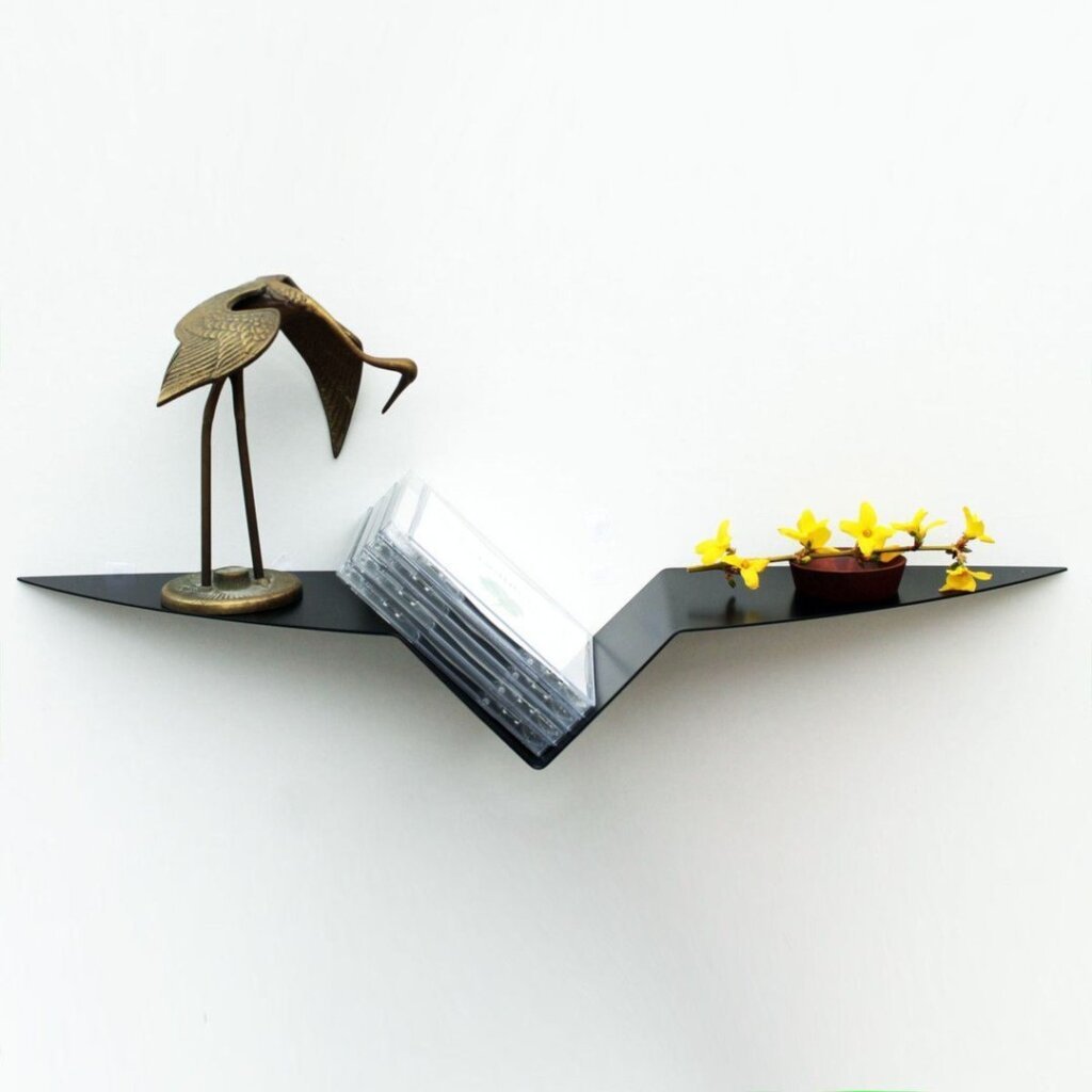 étagère salon moderne étagère murale noire cadeau original