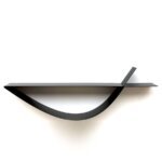 Etagère murale moderne et originale salon étagère noire salon