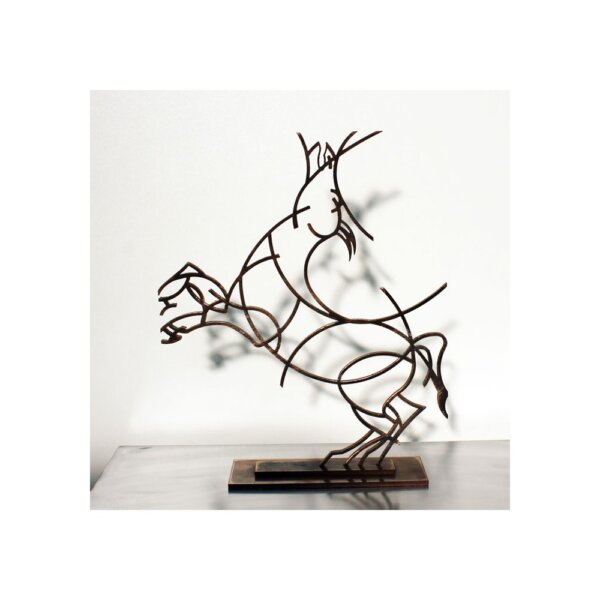 statuette de cheval moderne statue design en bronze