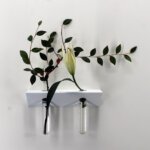 soliflore murale moderne vase mural original design tubes verre