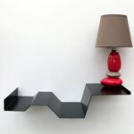 Tables de chevet murales design noires table de nuit suspendues modernes et originales pour chambre
