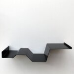 Tables de chevet murales design noires table de nuit suspendues modernes et originales pour chambre