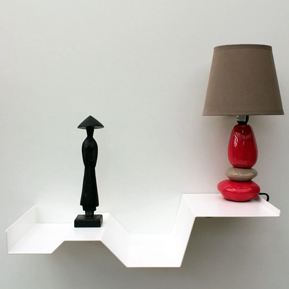 Tables de chevet murales blanches table de nuit suspendues modernes et originales pour chambre