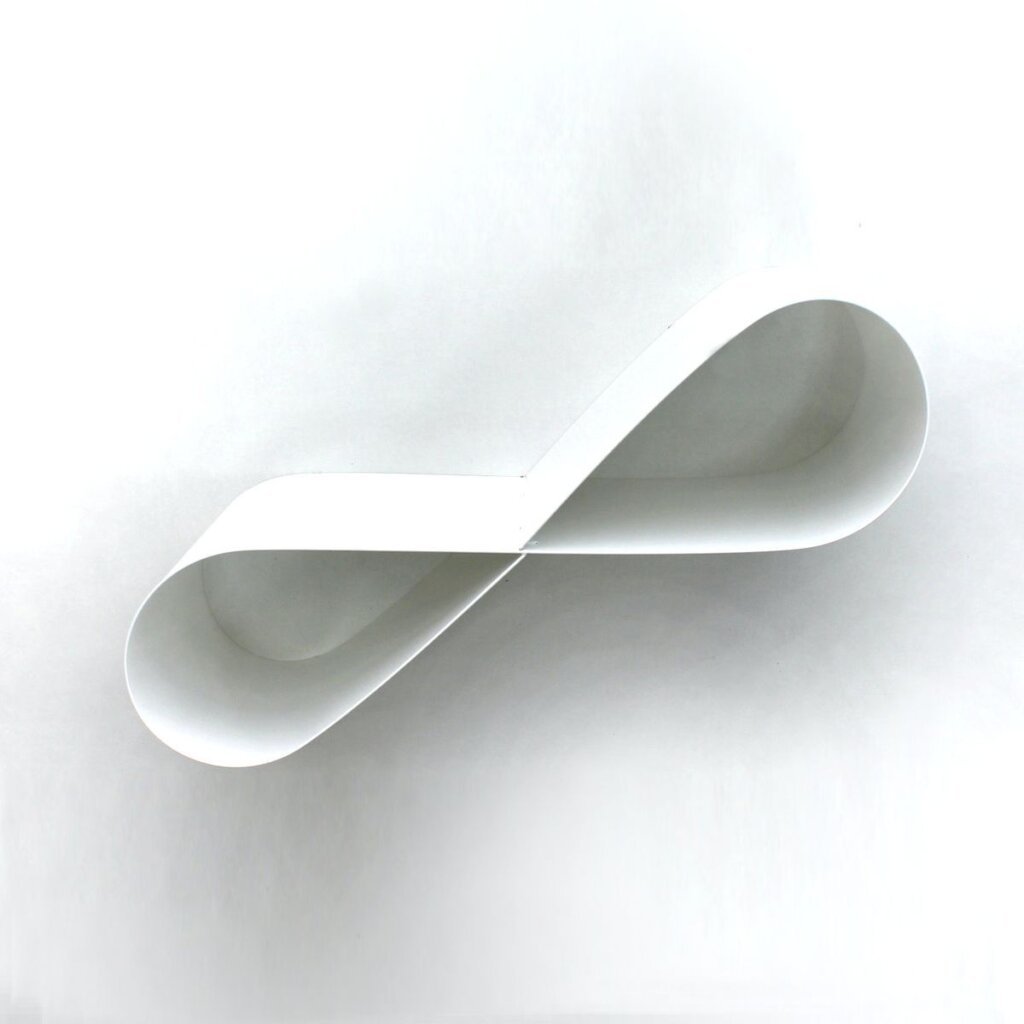 Tables De Nuit Murales Blanches MOBIUS lot De 2 Tables De Chevet Lot 