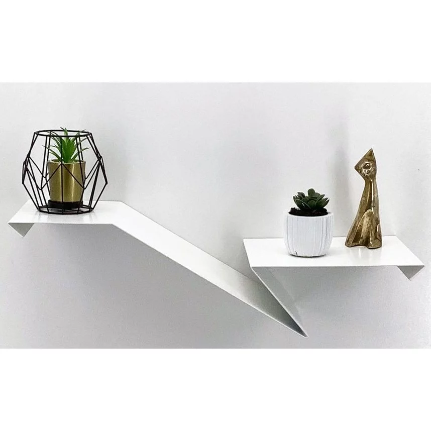 table de nuit murale chambre moderne blanche chevet design suspendu