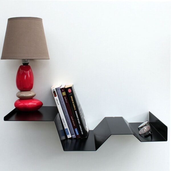 Tables de chevet murales design noires table de nuit suspendues modernes et originales pour chambre