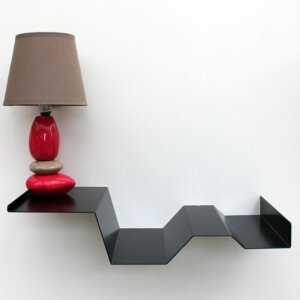 Tables de chevet murales design noires table de nuit suspendues modernes et originales pour chambre