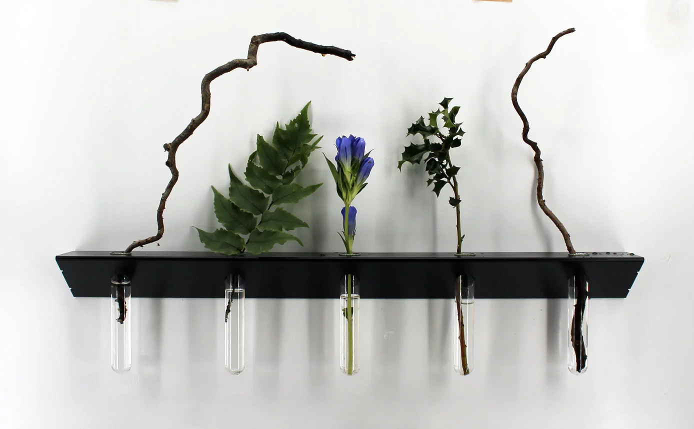 vase soliflore mural moderne et original