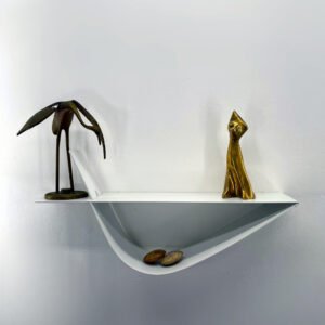 Etagère murale salon étagère design blanche décorative et originale